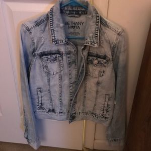 Brand New Distressed Denim Jacket